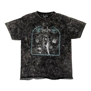 Vintage Tim Burton Corpse Bride Tie Dye T-Shirt Size Large Retro Movie